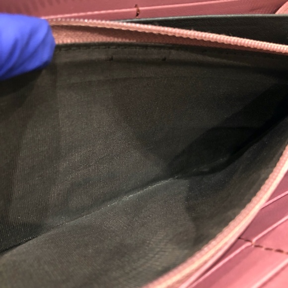 Gucci Pink GG Canvas Zip Around Wallet Sku#84384 (Gently used) - Picture 12 of 14